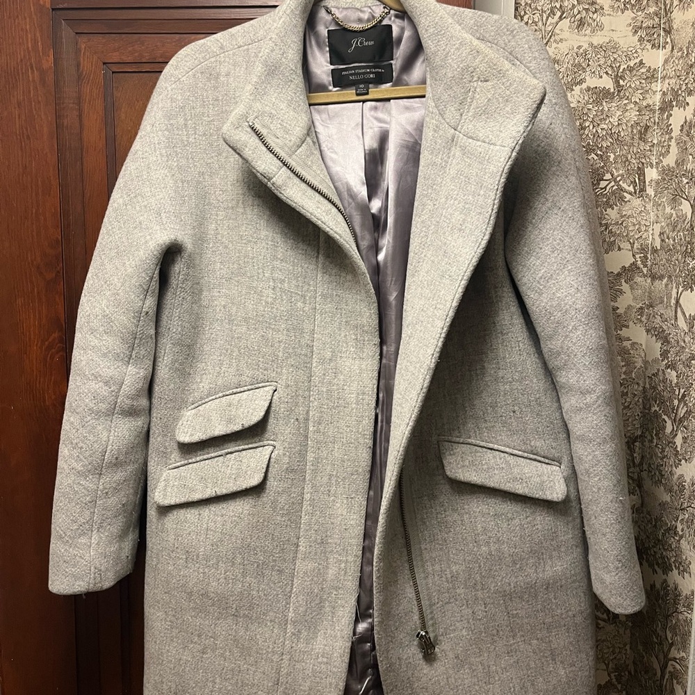 J. Crew Italian Stadium Cloth Coat